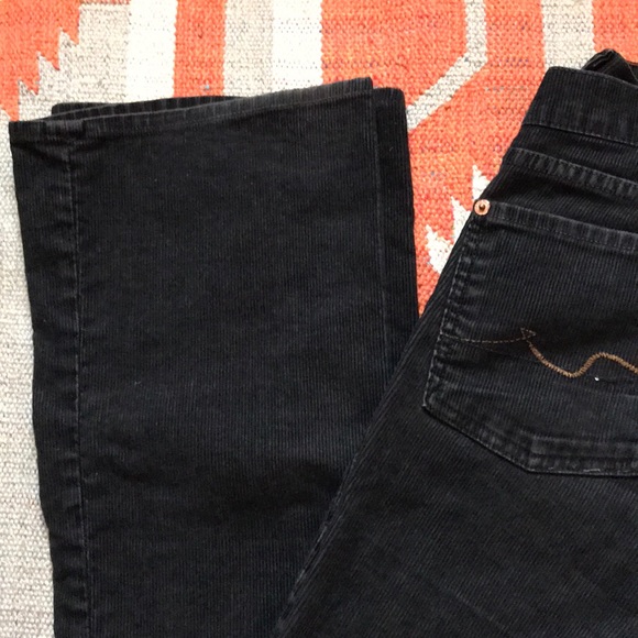 Seven for all man kind . Fine black corduroy jeans - Picture 1 of 5